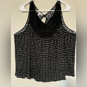 Maurices Crochet Neck Shell/Tank - Size 2X